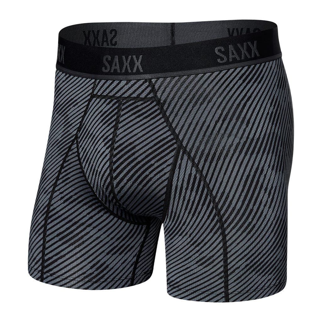 SAXX Kinetic Light Compression Mesh Boxer Brief, Navy / city blue